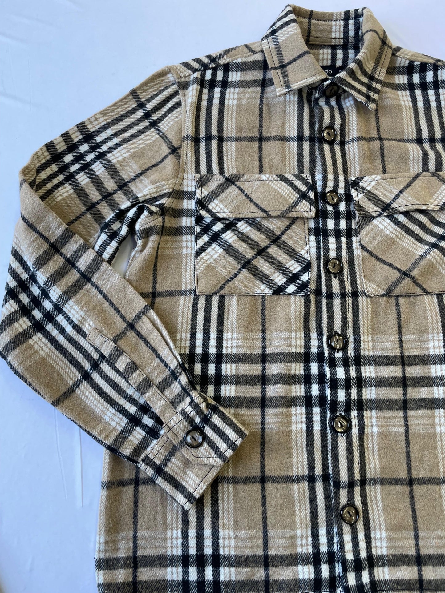 Flannel Check Overshirt