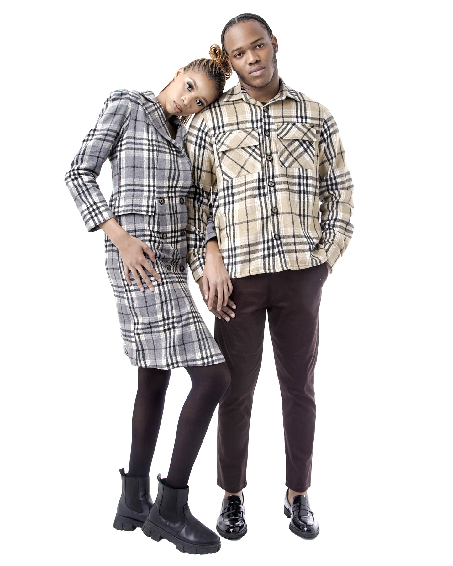 Flannel Check Overshirt