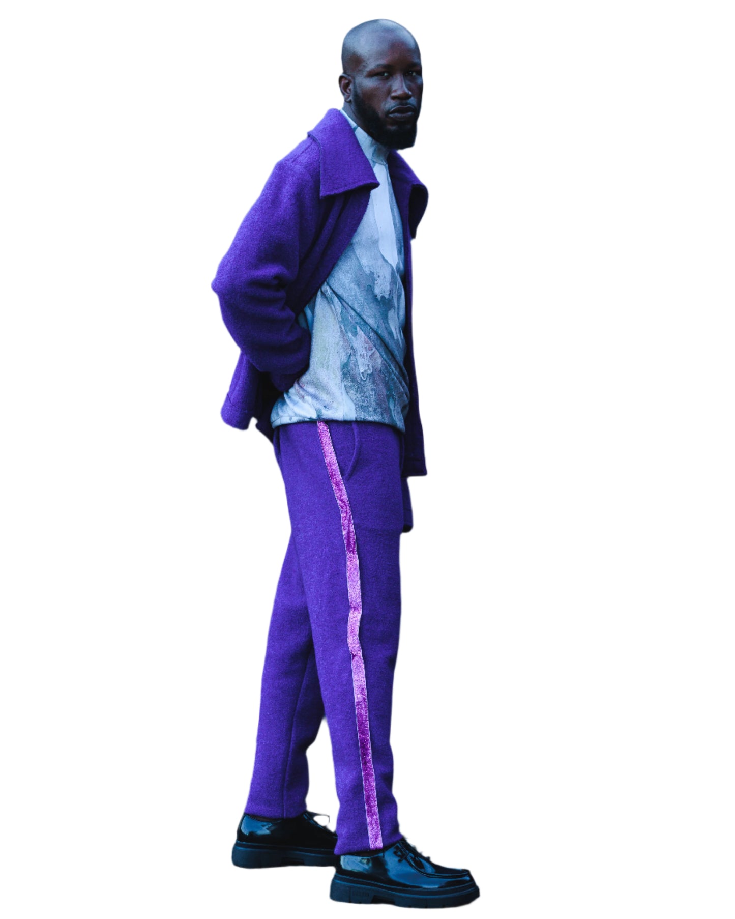 PU Lavender Pants