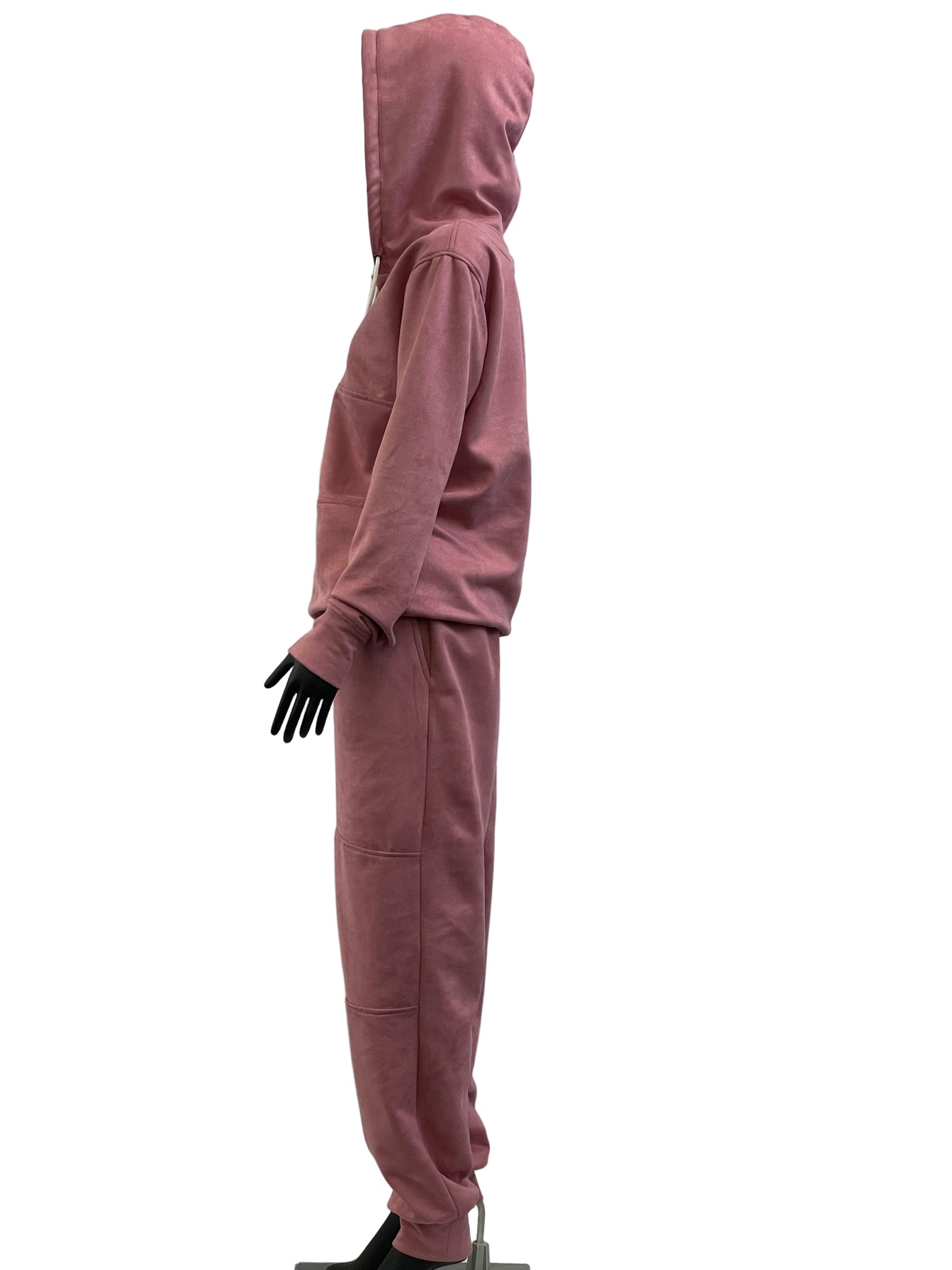 Pink Scuba Suede Set