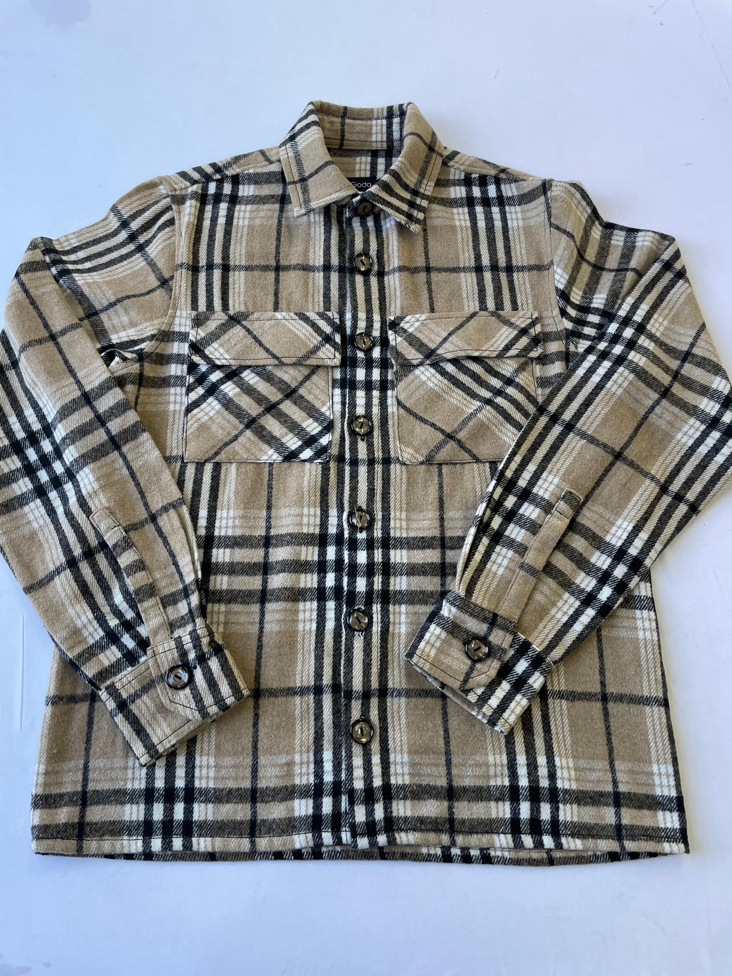 Flannel Check Overshirt