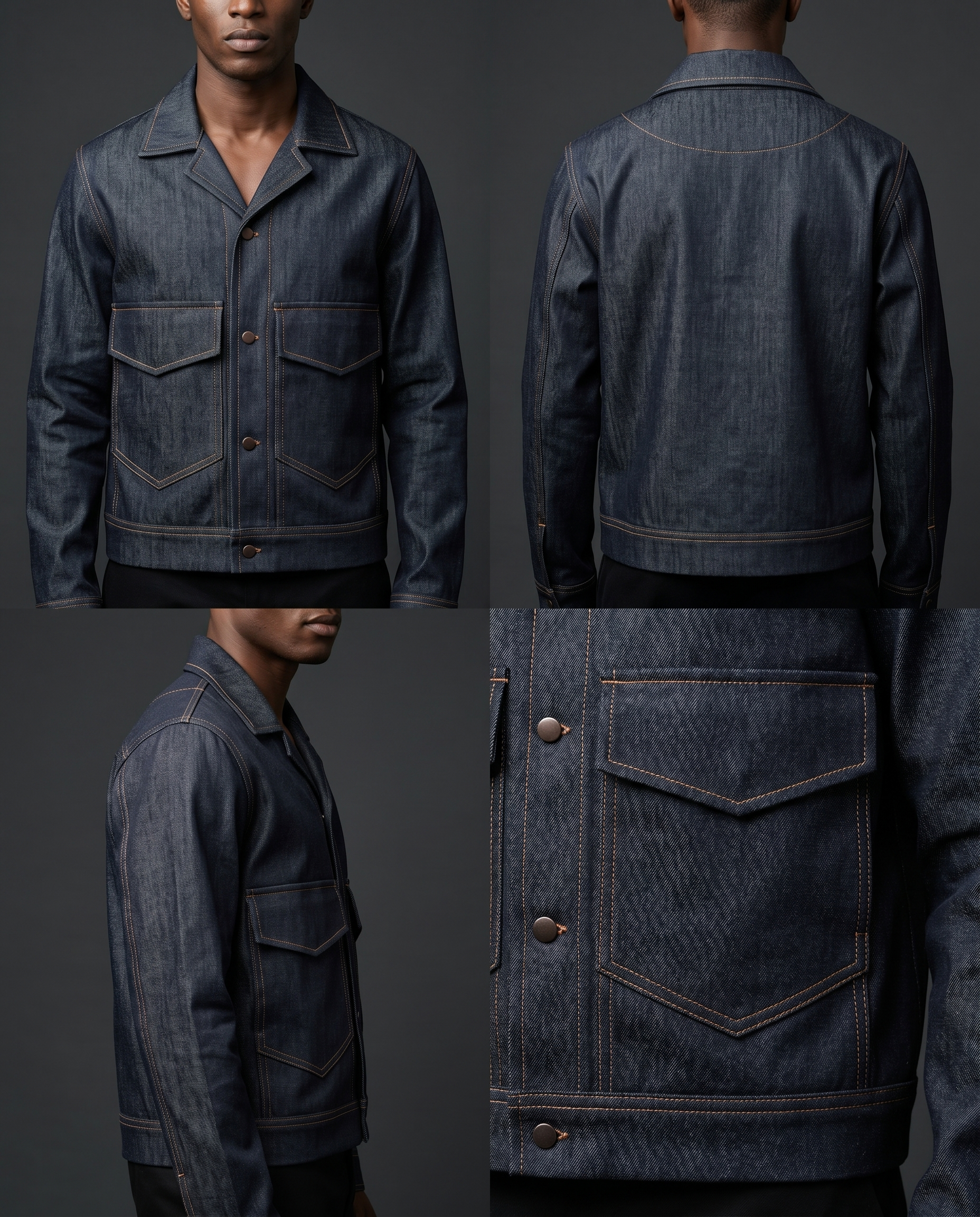 iGoda “Midnight Stitch” Jacket