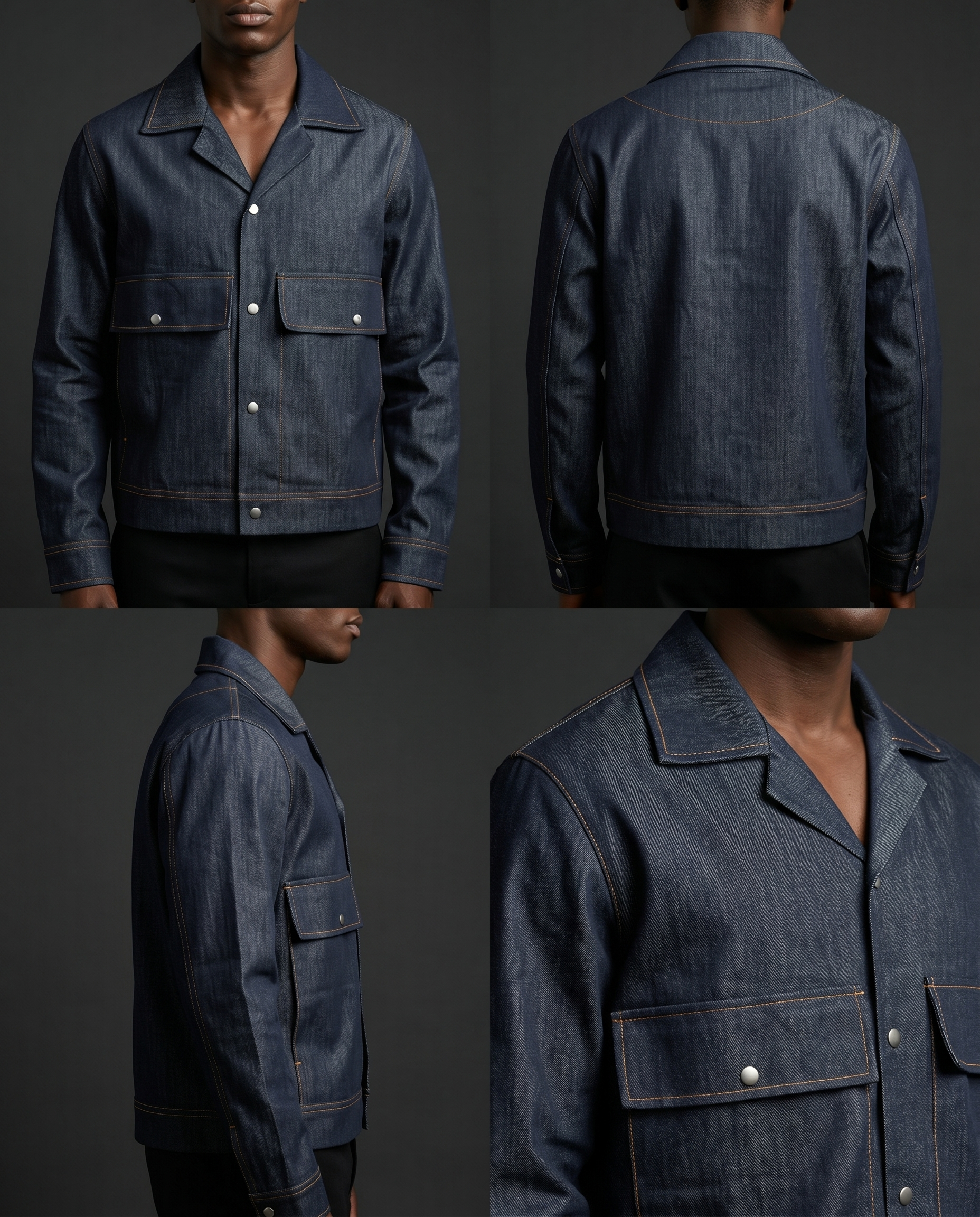 iGoda “Midnight Stitch” Jacket