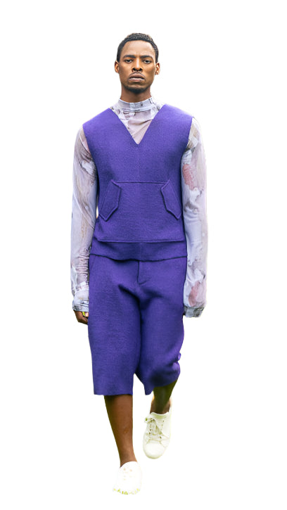 PU Member Pullover Shorts