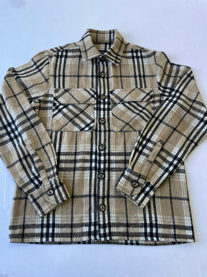 Flannel Check Overshirt