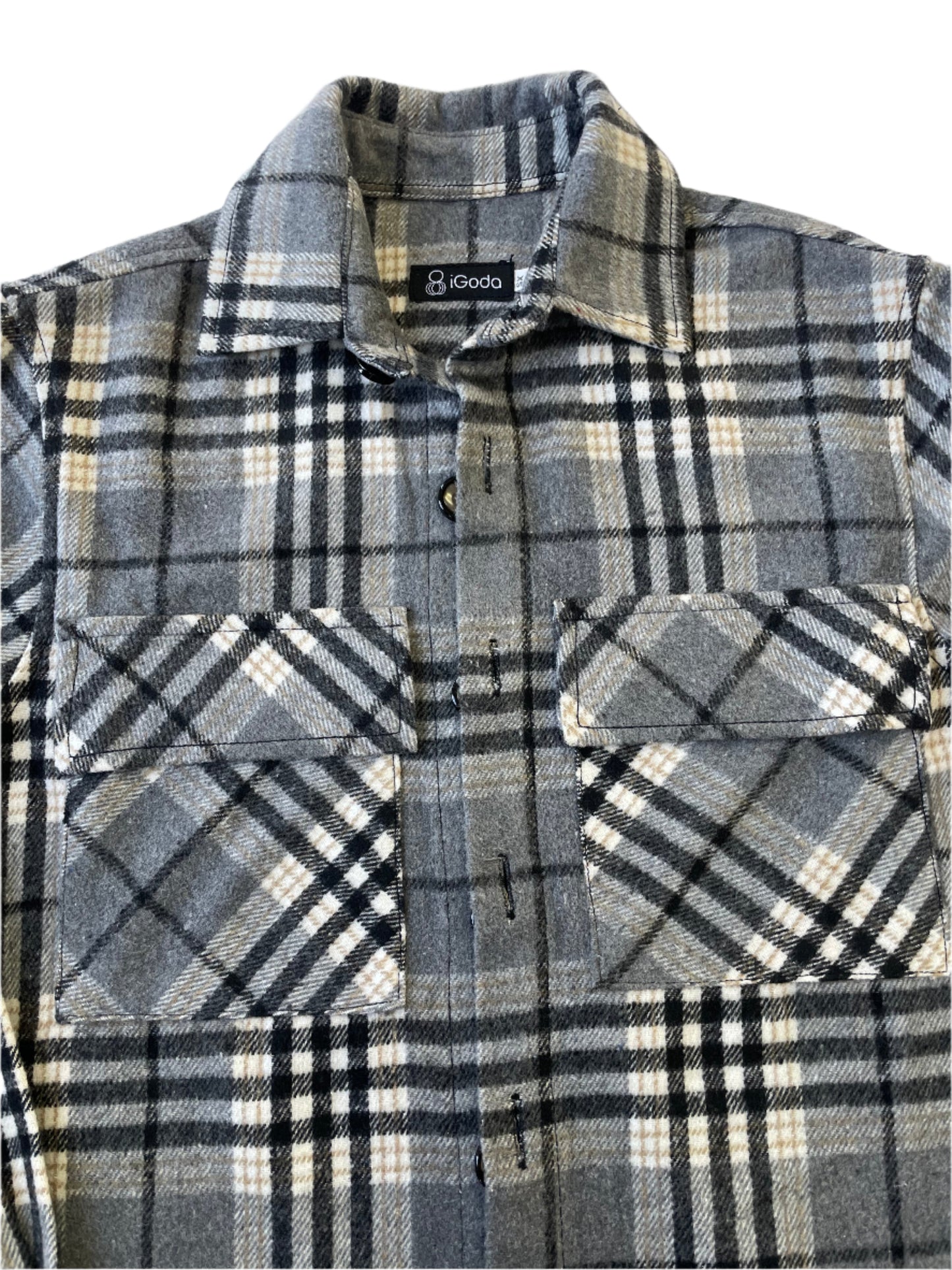 Flannel Check Overshirt