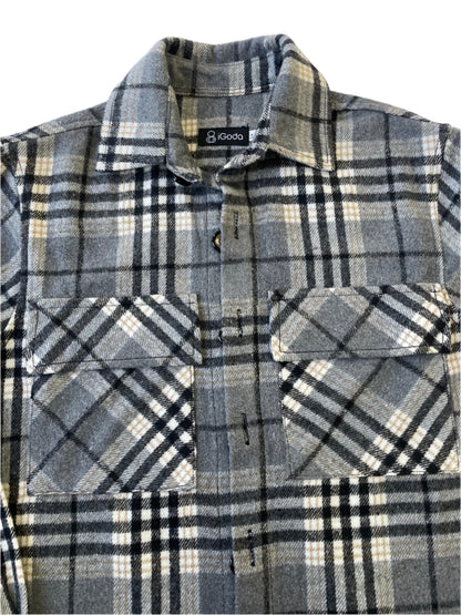 Flannel Check Overshirt