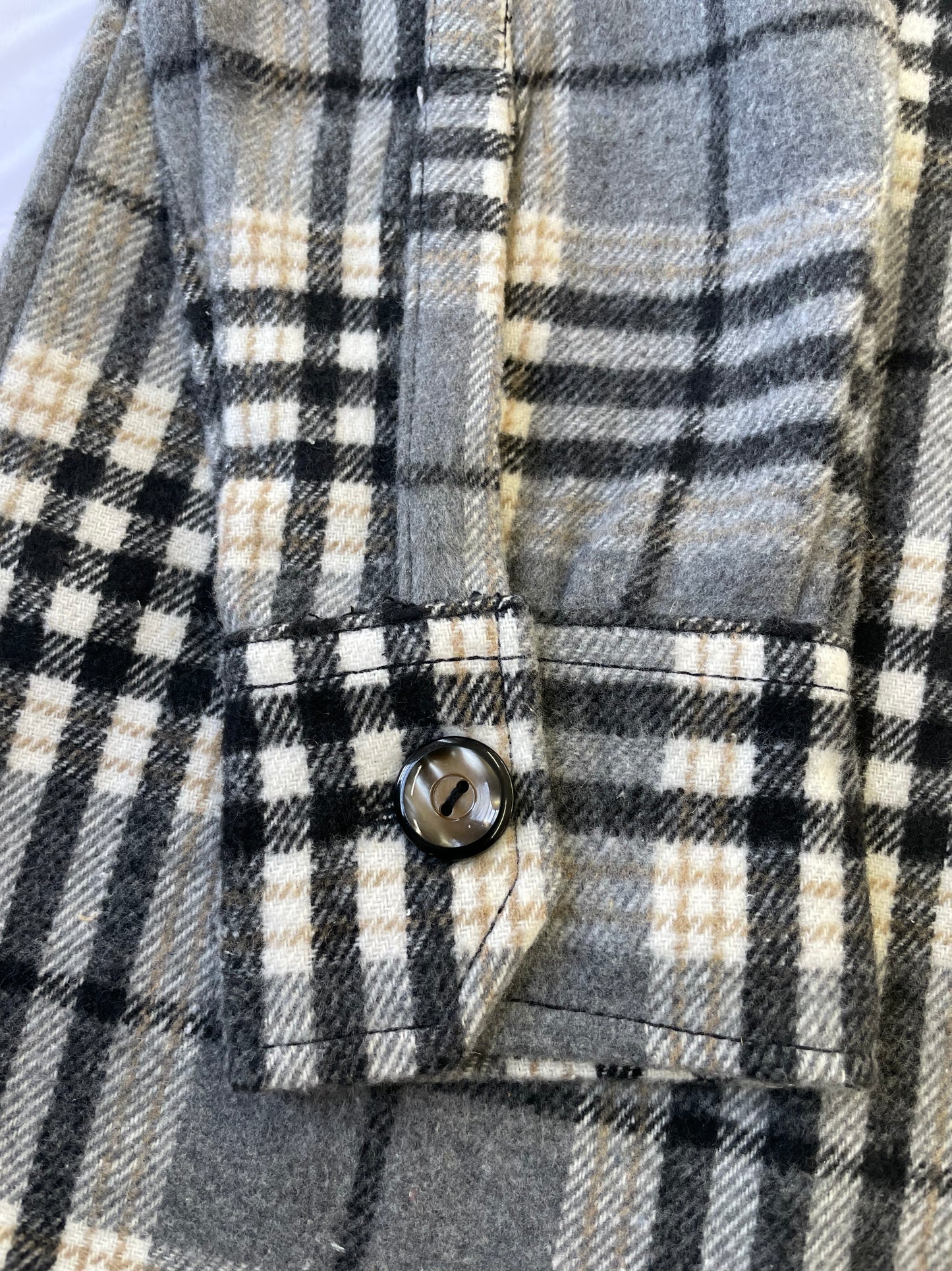 Flannel Check Overshirt