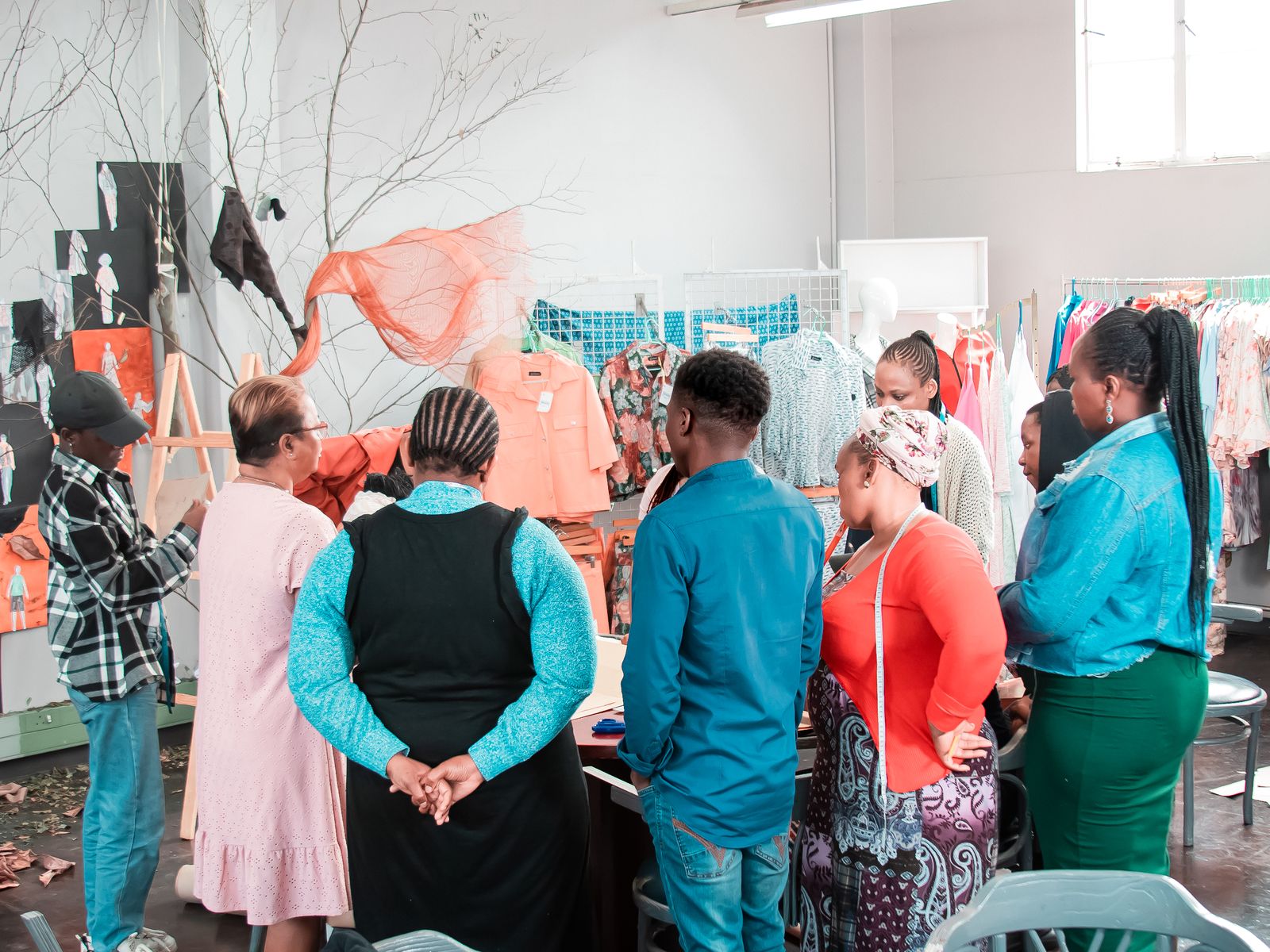 Partners and makers at an iGoda studio event